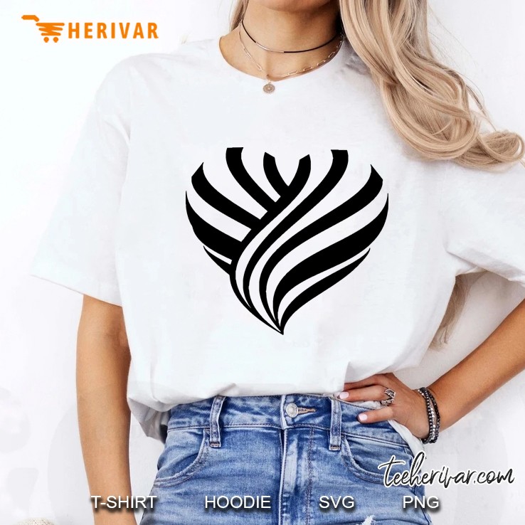 Black Heart Ladies Tee