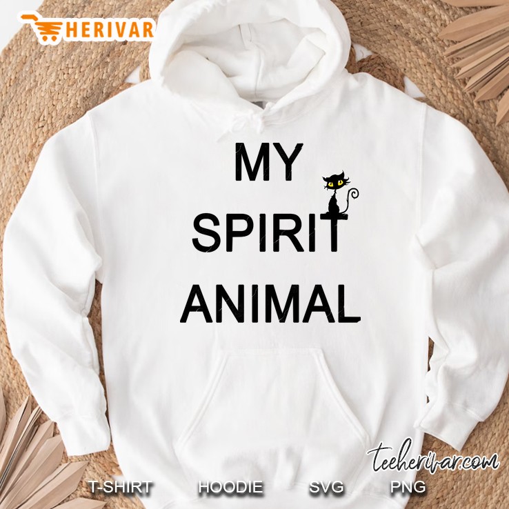 Cat - My Spirit Animal Slim Fit Hoodie
