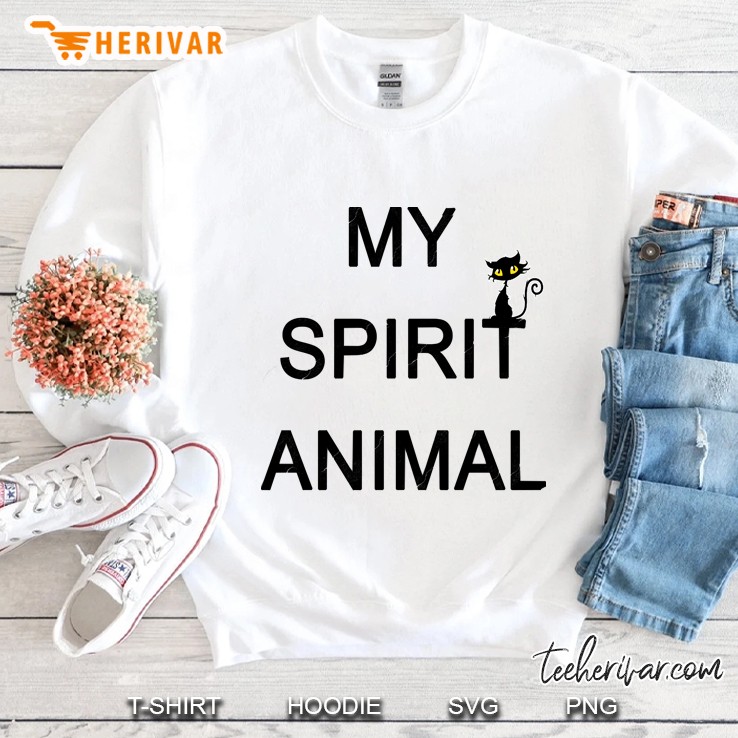 Cat - My Spirit Animal Slim Fit Sweatshirt