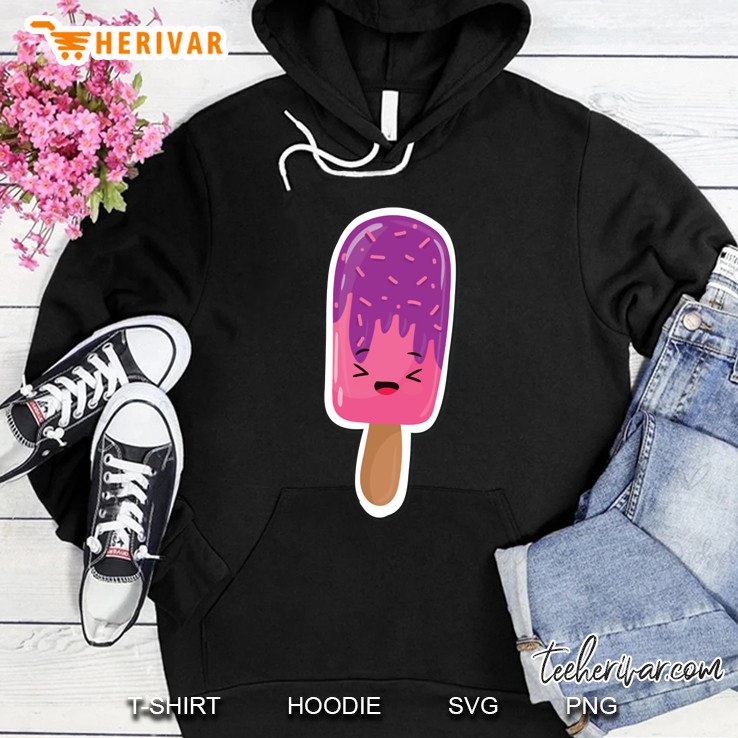 Ice Cream Fitted Hoodie