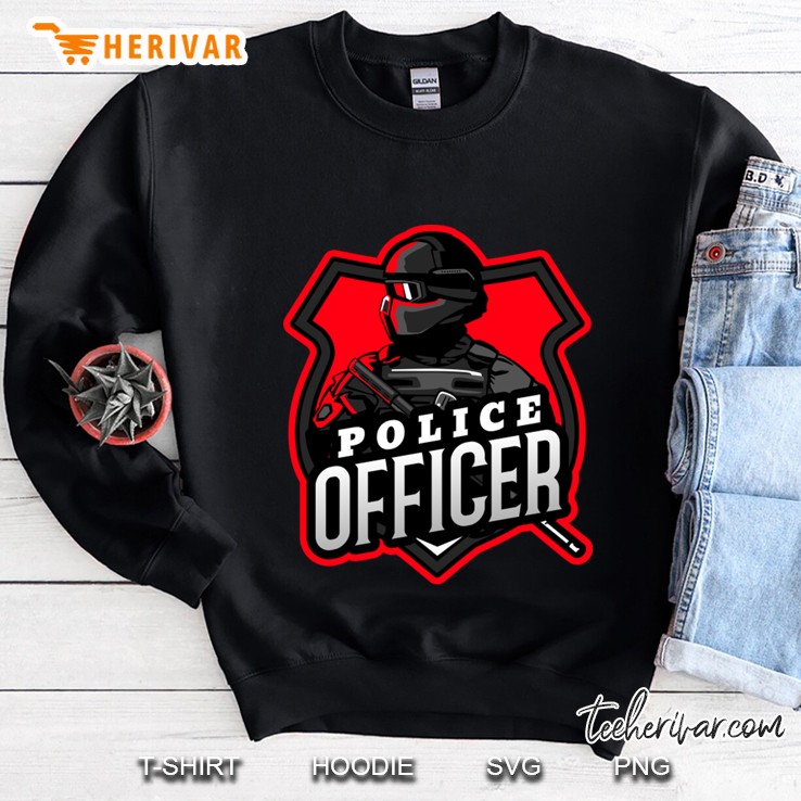 Police Officer Logo .Police Officer Gift. Sweatshirt