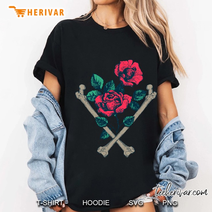 Roses And Bones Ladies Tee
