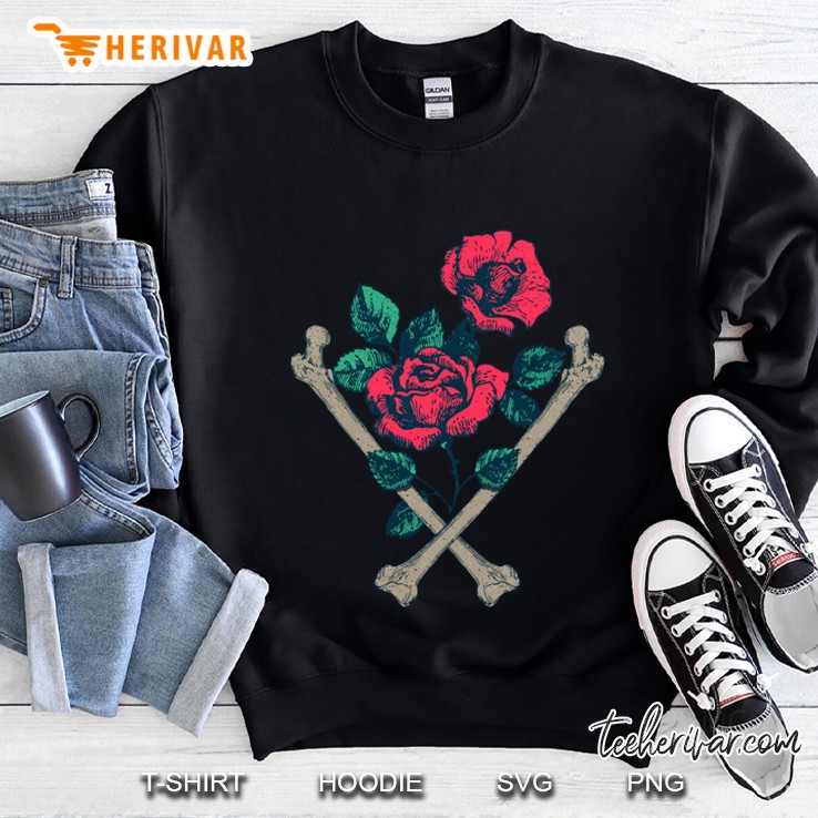 Roses And Bones Sweatshirt