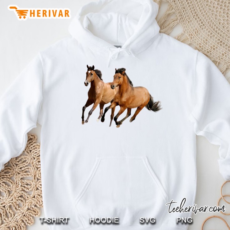 Horses Running Hoodie
