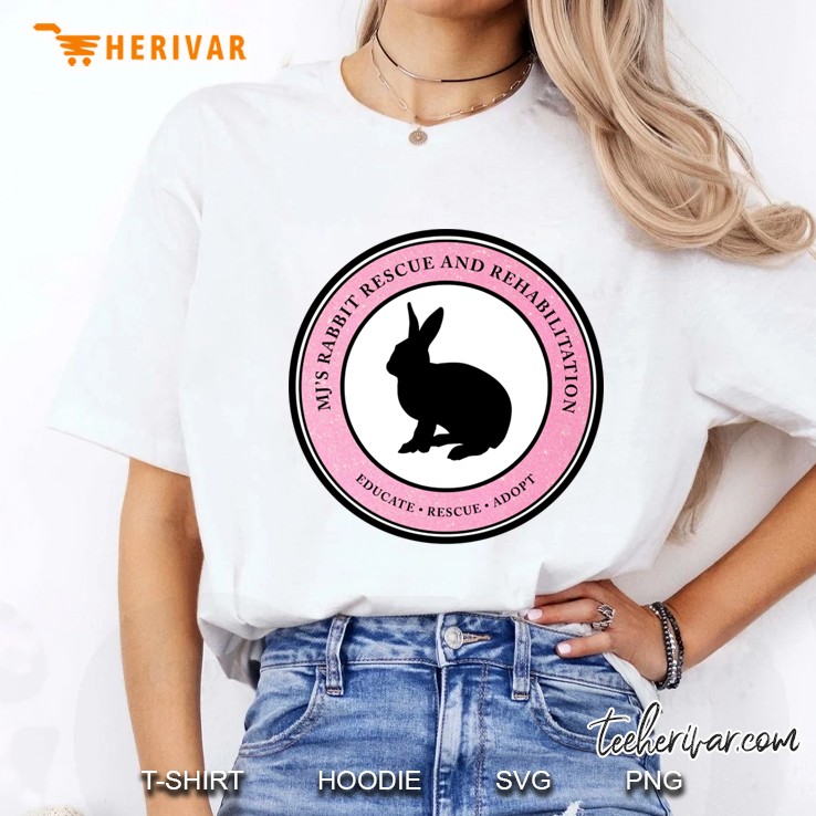 Mj&39;S Rabbit Rescue And Rehabilitation Logo Ladies Tee