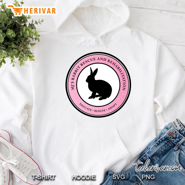 Mj&39;S Rabbit Rescue And Rehabilitation Logo Hoodie