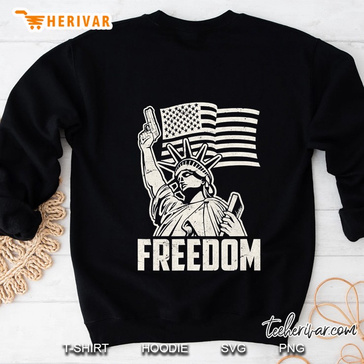 2Nd Amendment Patriotic Statue Of Liberty Sweatshirt