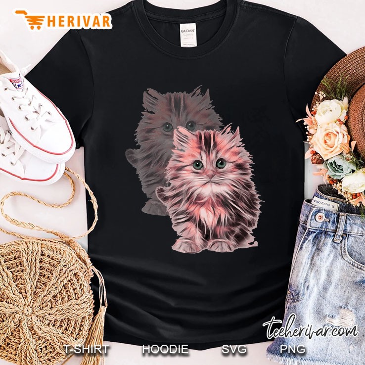 Cute Kitty Cat Portrait Shirt
