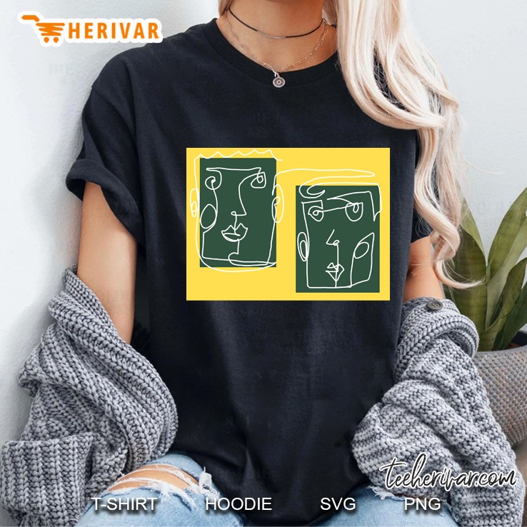 Green And Yellow Number One Ladies Tee