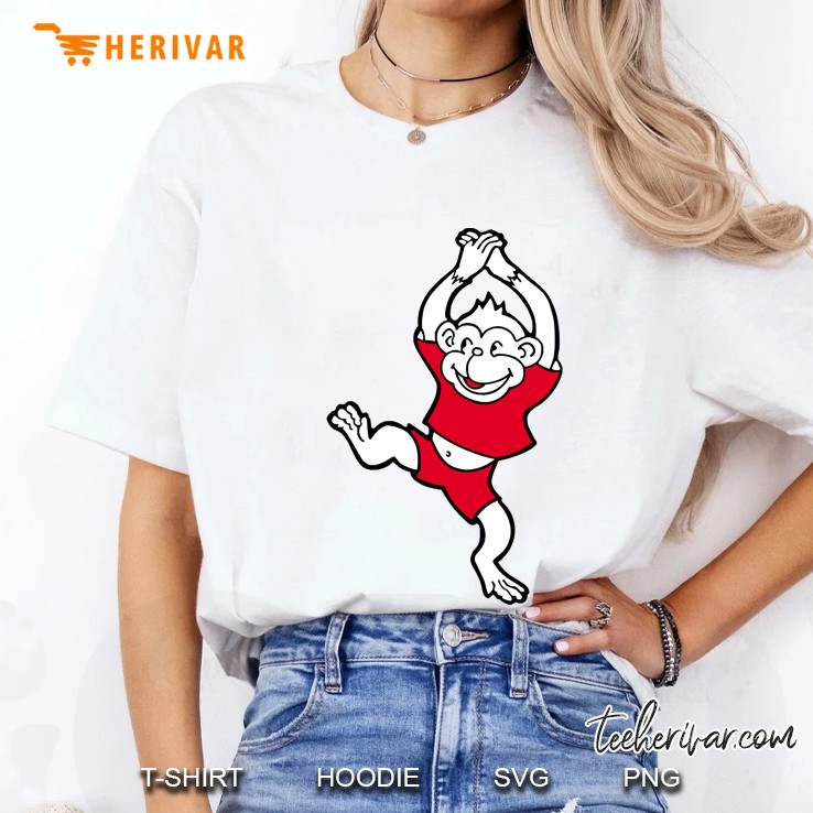 Monkey Lemuridae Cartoon, Little Monkey Dance Png Ladies Tee