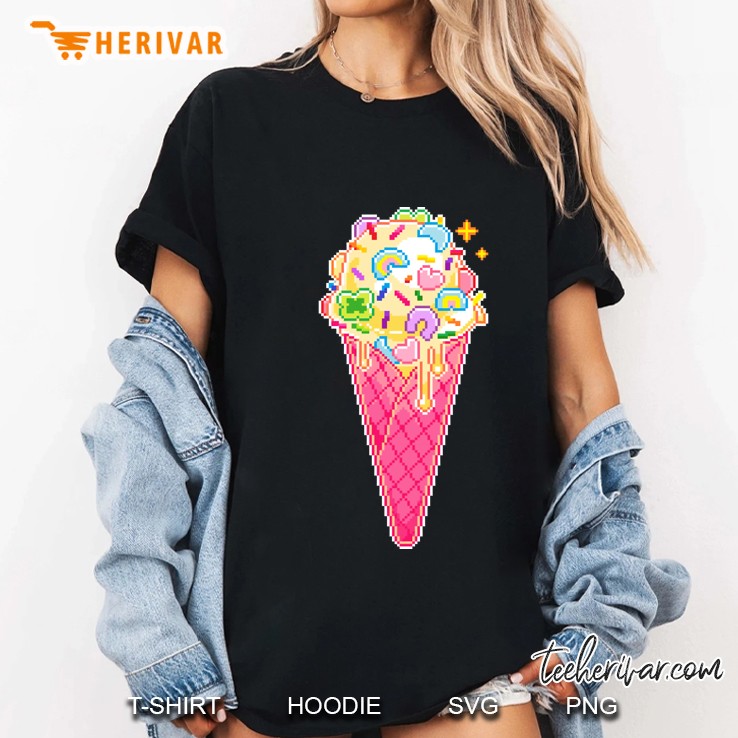 Melty Lucky Ice Cream Ladies Tee