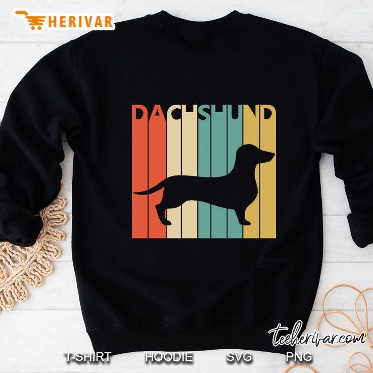Vintage 1970S Dachshund Dog Owner Gift Sweatshirt