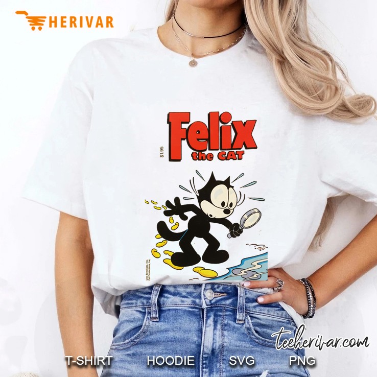 Felix The Cat Vintage Book Cover Ladies Tee