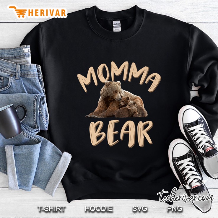 Momma Bear Mother&39;S Day Gift Sweatshirt