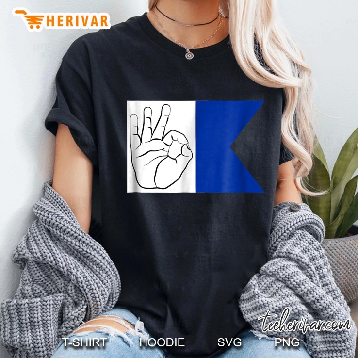 Okay Alfa Flag Diving Ladies Tee