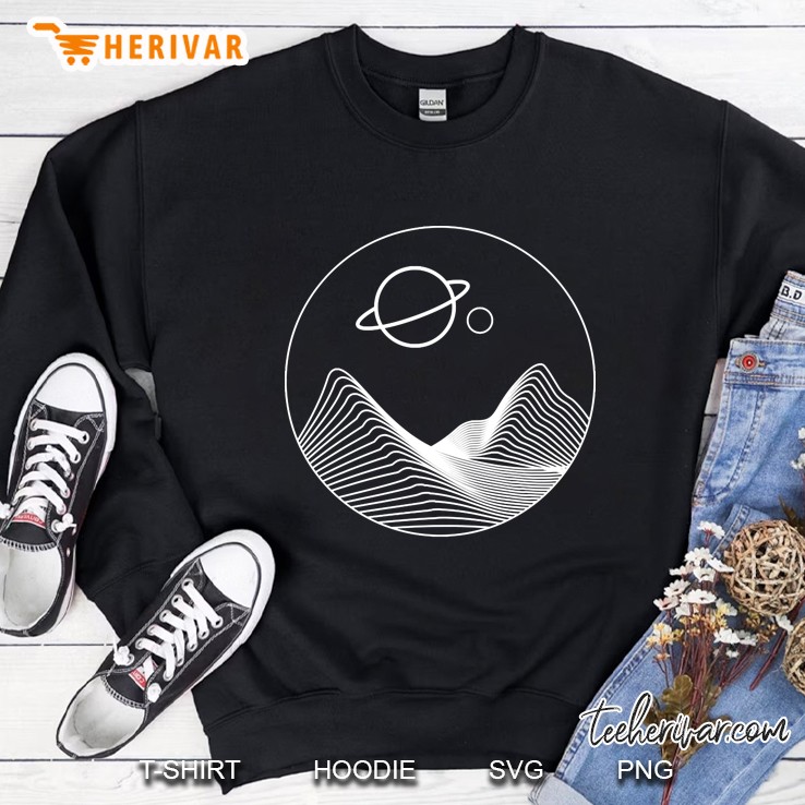 Saturn From A Moon Sweatshirt