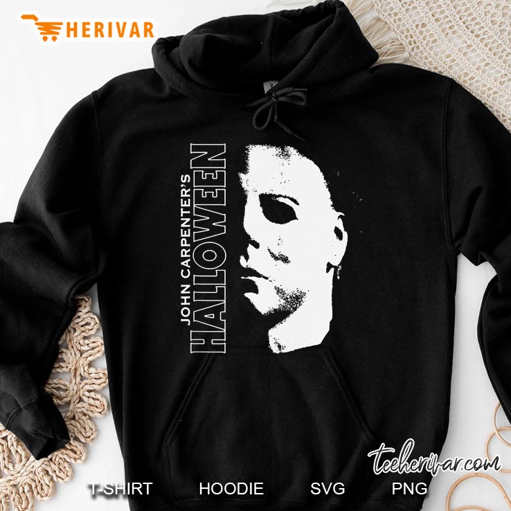 Halloween Michael Myers Large Face Hoodie