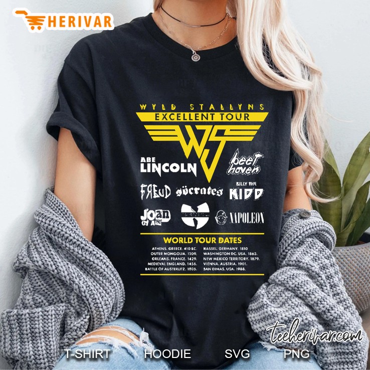 Wyld Stallyns Be Excellent Tour Ladies Tee