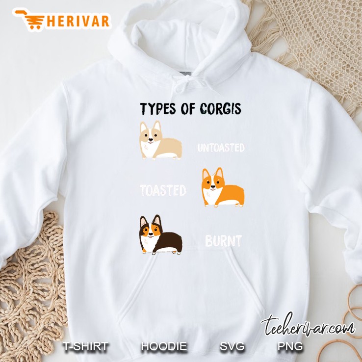 Types Of Corgis Hoodie