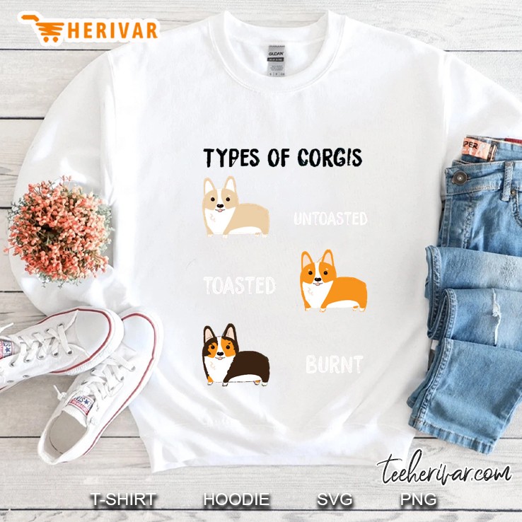 Types Of Corgis Sweatshirt