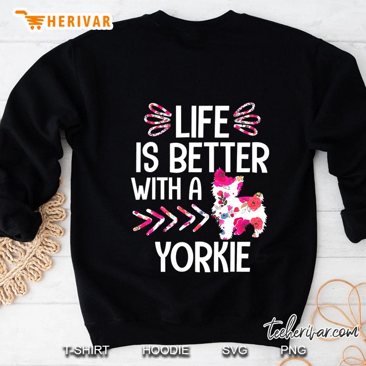 cute yorkshire terrier dog owner lover funny yorkie gift premium Sweatshirt