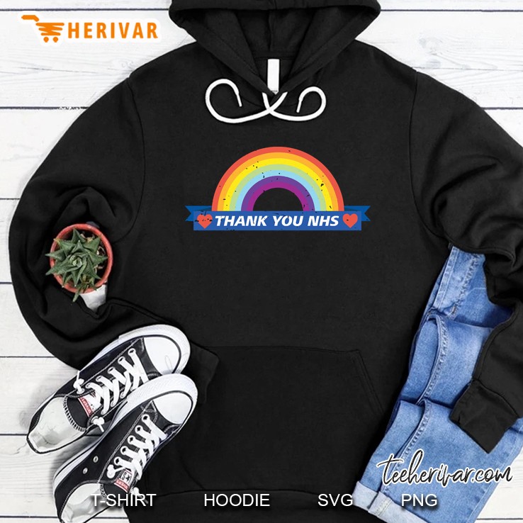thank you nhs rainbow Hoodie
