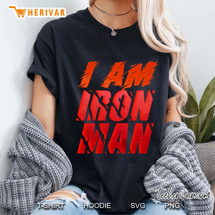 I Am Iron Man Ladies Tee
