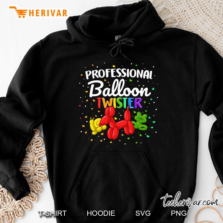 professional balloon twister artist dog Hoodie