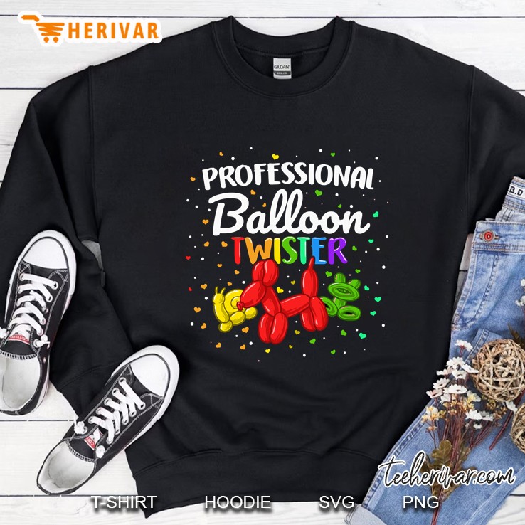 professional balloon twister artist dog Sweatshirt