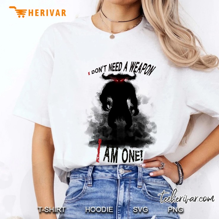 i don´t need a weapon Ladies Tee