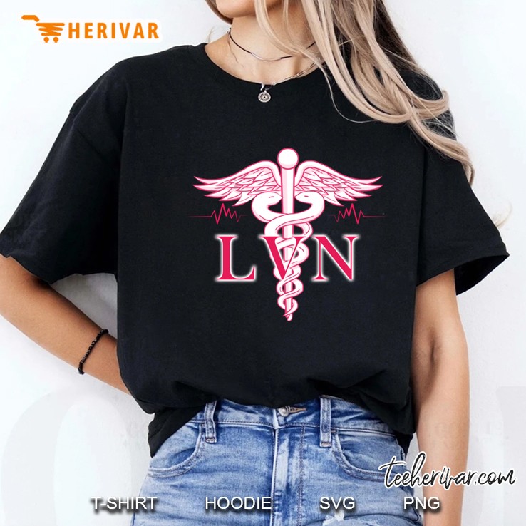 Caduceus Lvn Licensed Vocational Nurse Tshirt Ladies Tee