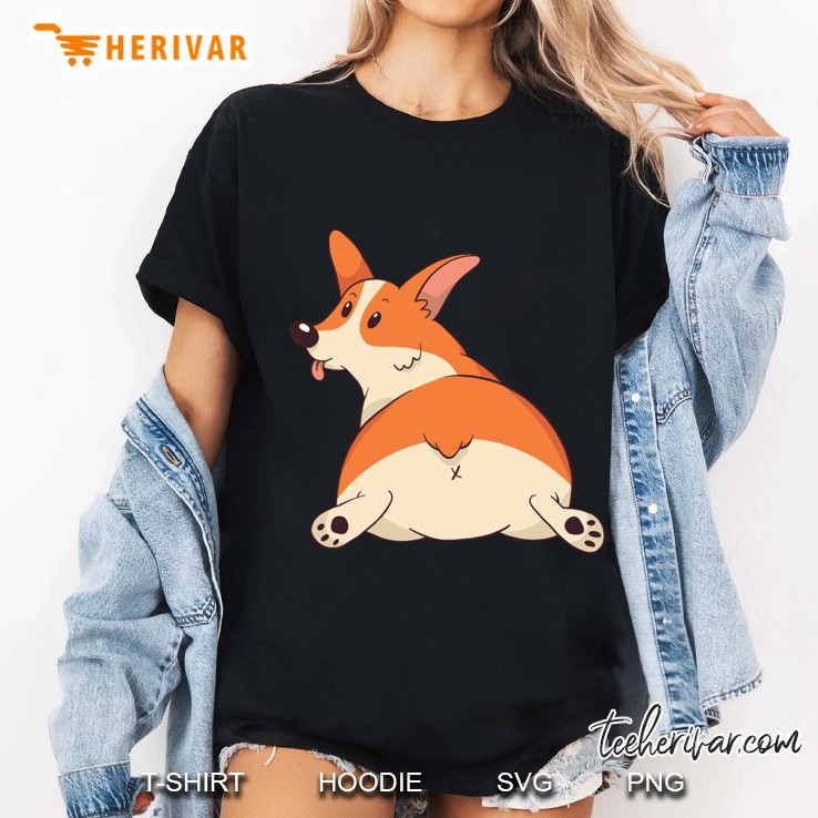 cute corgi dog Ladies Tee