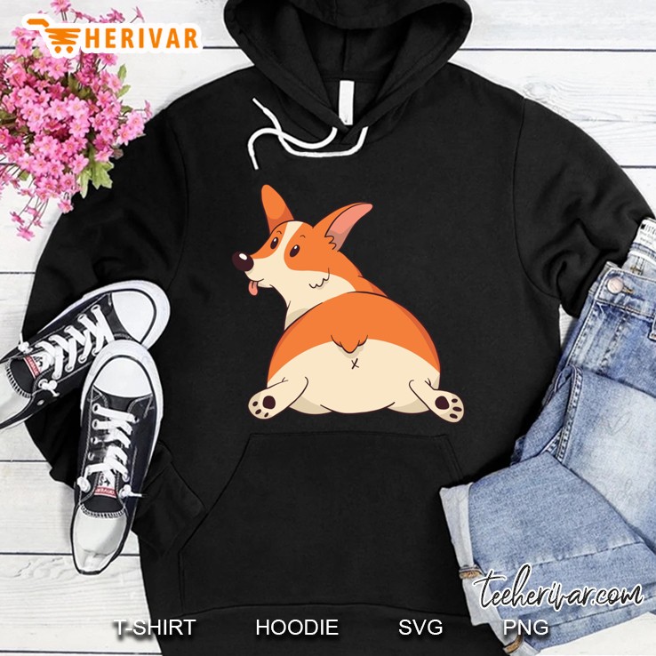 cute corgi dog Hoodie