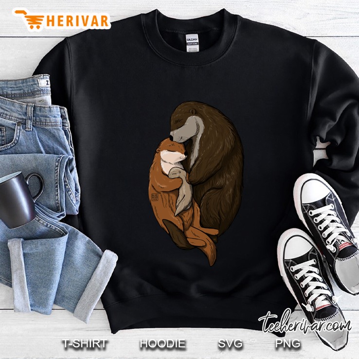 cute otter family mother day Sweatshirt