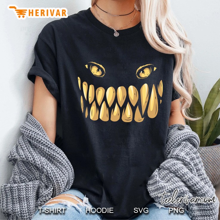 golden teeth eyes Ladies Tee