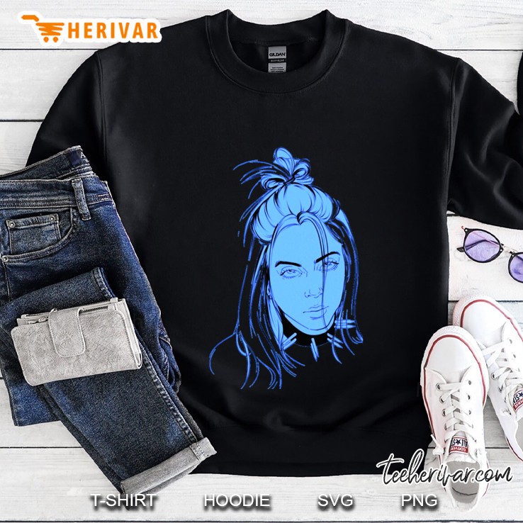 Light Blue Rapper Girl Sweatshirt