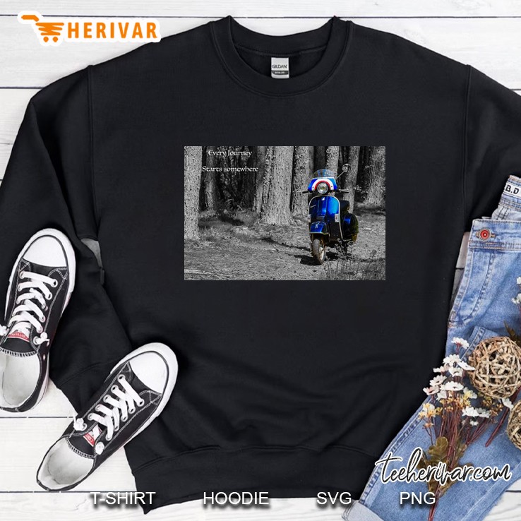 scooter, every journey starts somewhere Sweatshirt
