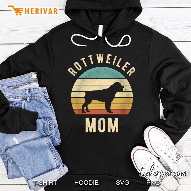 vintage rottweiler dog mom Hoodie