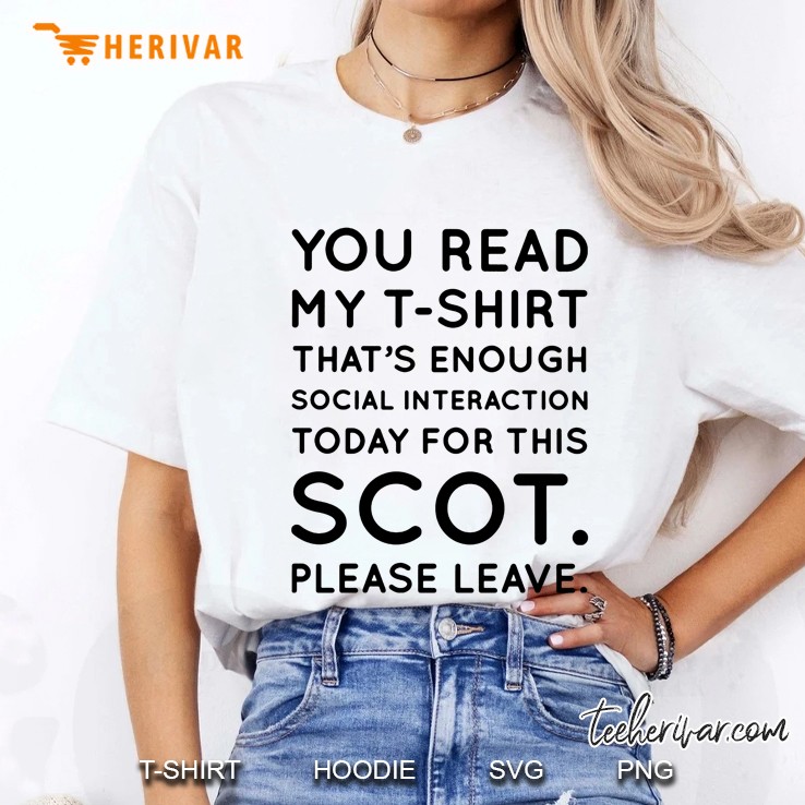 You Read My T-Shirt That