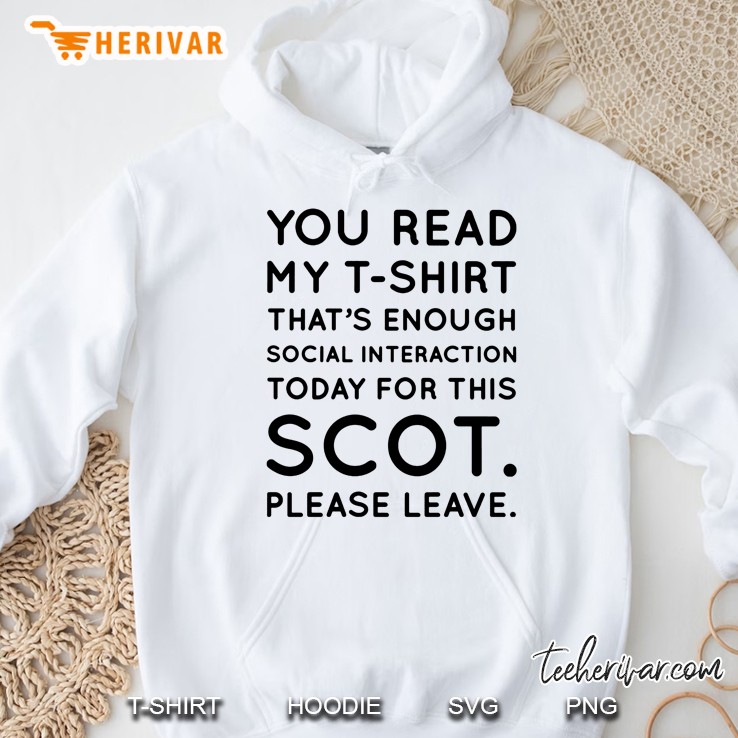 You Read My T-Shirt That