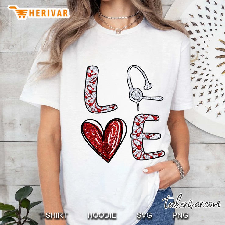 Love Headphone Version Ladies Tee