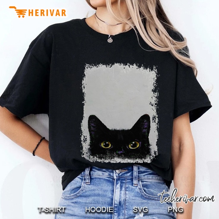 black cat Ladies Tee