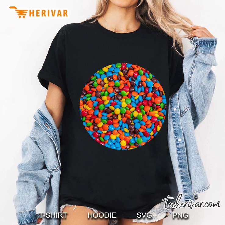 colorful candy-coated chocolate Ladies Tee