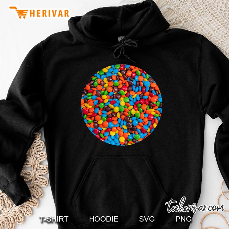 colorful candy-coated chocolate Hoodie