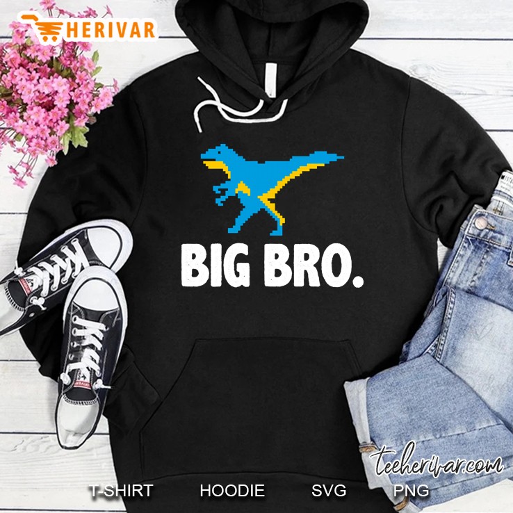 funny dinosaurs big brother for kids toddler Hoodie