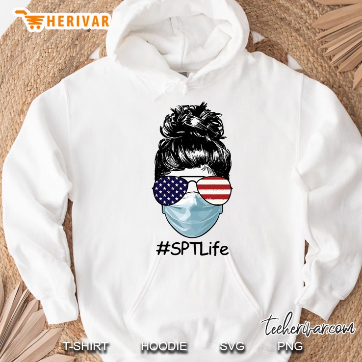 nurse shirt sptlife american flag facemask 2020 Hoodie