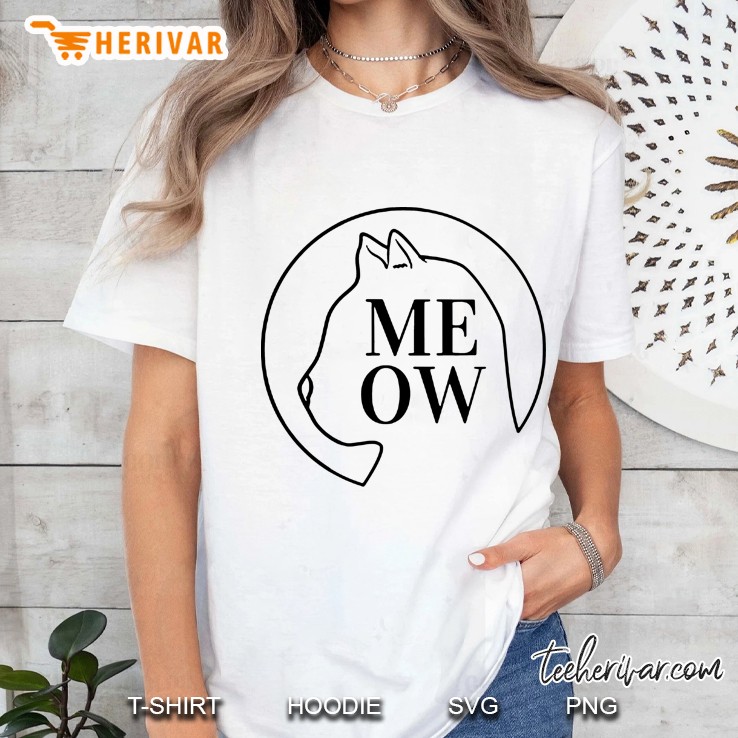 Colorful Meow Posters And Art Prints Ladies Tee