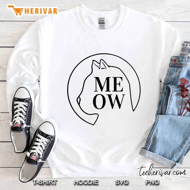 Colorful Meow Posters And Art Prints Sweatshirt
