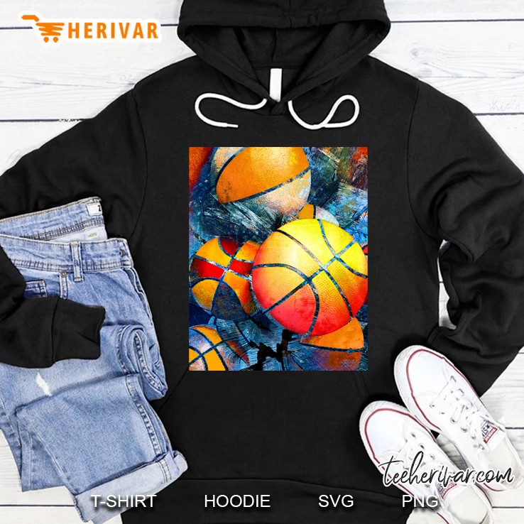 basketball poster art print swoosh 121 - basketball artwork - basketball artist takumipak Hoodie