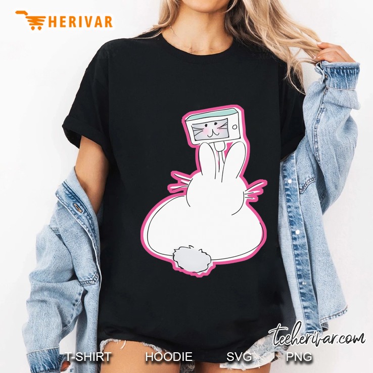 bunny taking selfie Ladies Tee